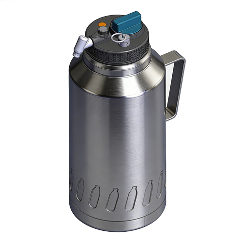 Вакуумная бутылка для напитков из нержавеющей стали 304 объемом 1650 мл 3-в-1