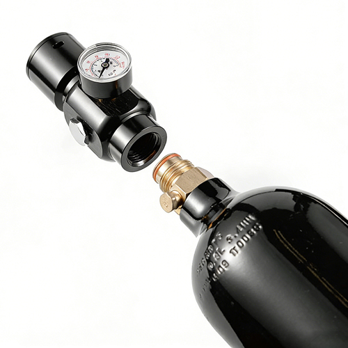 Мини-редуктор низкого давления CO₂ для пейнтбольных баллонов (быстрое срабатывание)